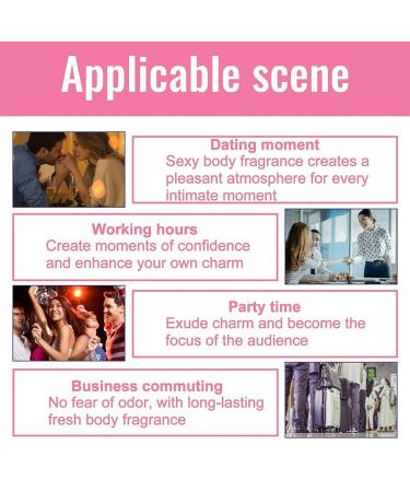 Women Pheromone Perfume Sweet Original Scent Roll-On Flavor Perfume Oil Portable 30ml (Peony Strawberry) - Buy Online on GoSupps.com