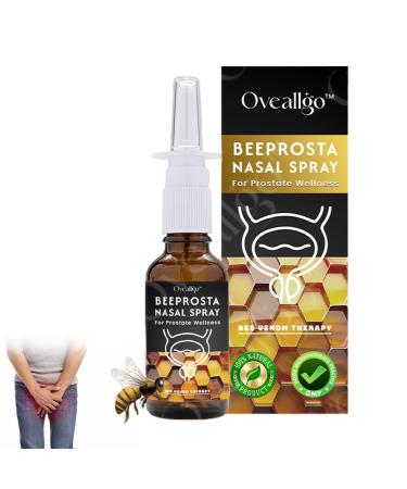 ZVLZVL Oveallgo BeeProsta Nasal Spray Oveallgo Nasal Spray Sinus Relief Spray for Men Prostate Relief Restores Energy and Vitality (1 Bottle)