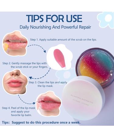 NewBang Lip Care Kit - Exfoliating Scrub, Moisturizing Balm, Collagen Mask - for Dark, Dry, Chapped Lips - Lip Therapy Set (Pack of 8) - Buy Online on GoSupps.com