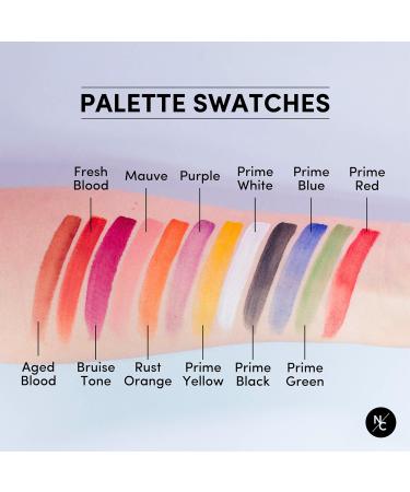 FX Alcohol-Activated 12 Colors Makeup Palette | Highly Pigmented Professional Makeup for Stage Film Costumes & Cosplay - Buy Online on GoSupps.com