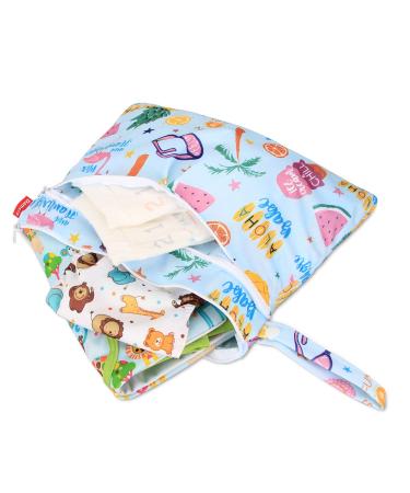 Damero Reusable Wetbag Diaper Bag - Perfect for On-the-Go Baby Essentials & Dirty Clothing | Small Size for Summer Vacations - Buy Online on GoSupps.com