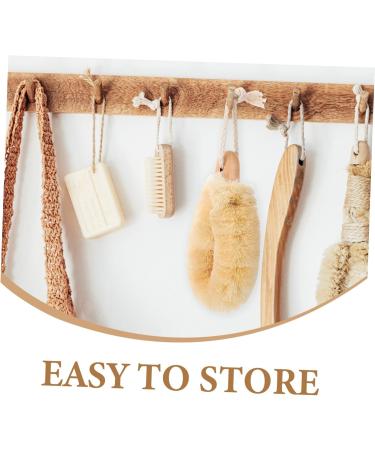 Buy Baluue Sisal Shower Brush - Wear-Resistant Bath Scrubber & Back Cleaning Sponge - Portable Body Care Tool - Buy Online on GoSupps.com