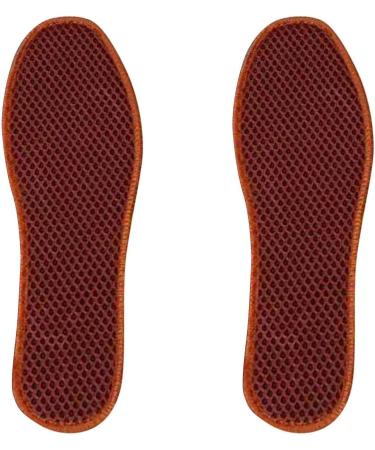 Bamboo Charcoal Mesh Insoles - Sweat-Absorbent Washable Shoe Pads for Men's Leather Shoes (Size 38) - Khaki - Buy Online on GoSupps.com