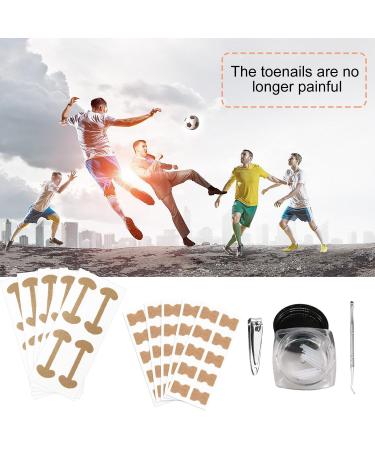 Ilamvie Ingrown Toenail Correction Set - 112 Piece C-Shaped Fill Padding Tool for Easy Ingrown Toenail Treatment - Buy Online on GoSupps.com