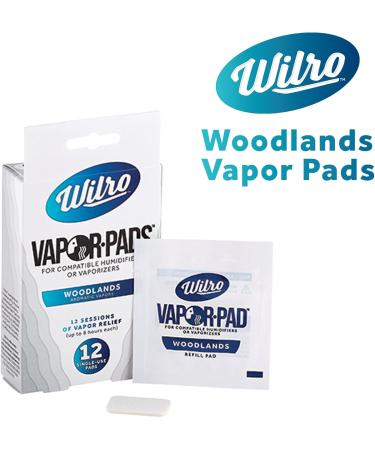 Wilro Woodlands Vapor Pads (12-Pack) - Premium Aromatherapy for Home & Travel | International Shipping Available - Buy Online on GoSupps.com