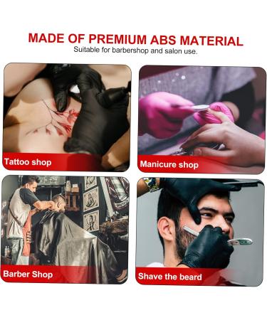 Doitool 5 STK Razor Blade Storage Case - Durable Disposable Container for Salon & Men s Grooming | Red 15.4x9.5cm - Buy Online on GoSupps.com