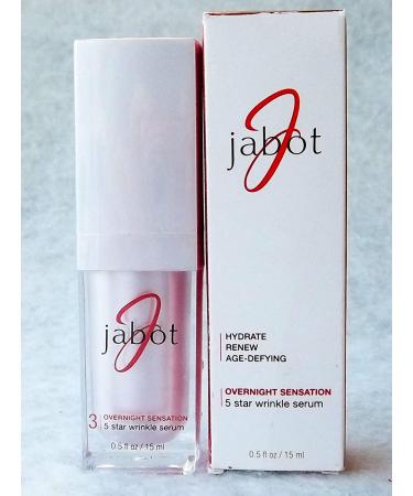 Jabot Hydrate Renew Age-Defying Overnight Sensation 5 Star Serum 0.5 Oz