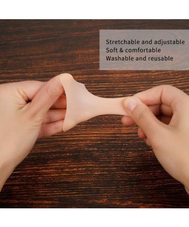 20 Pack Gel Finger Cots Finger Protector Support New Material Finger Gloves Finger Cots to Protect Crack Peel Finger and Other Finger Pain - Buy Online on GoSupps.com