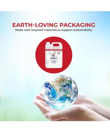 Comfort Pure Fabric Conditioner Odour Protection Fabric Softener Stay Fresh Technology Household Supplies Laundry Conditioner(XXL Pack 166 Washes 5L Clothes Freshener by Direct Mart) - Buy Online on GoSupps.com