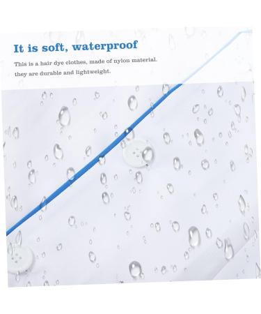 FRCOLOR Beautician Overalls White Work Shirts Hot Dyeing Work Clothes for Women Hairdressing Cape White Formal Dresses for Women Women's Formal Gown Salon Work Clothes Kimono Simple Nylon 85x44cm White - Buy Online on GoSupps.com