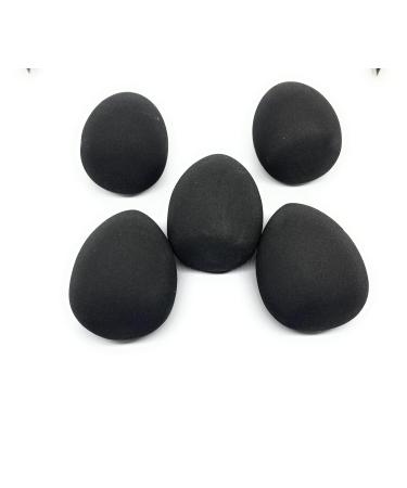 Buy Latex-Free Makeup Blending Sponges Set of 5 - Black Beauty Blenders for Liquid Foundation - International Shipping Available - Buy Online on GoSupps.com