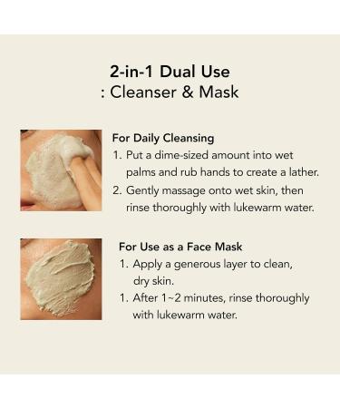 WHIPPED Cream Facial Cleanser Mugtree - Mugwort & Teatree Face Wash - For Oily Skin Sebum & Pore Care - Moisturizing Face Cleanser Niacinamide Hyaluronic Acid Vegan Korean Skincare 4.5 oz Mugtree (Mugwort + Teatree) - Buy Online on GoSupps.com