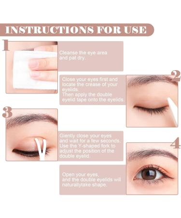 wimony 200 Pieces Eyelid Lift Strips Self-Adhesive Invisible Double Eyelid Lift Strips Waterproof Eyelid Lifter Strips Instant Lifting Droopy/Uneven/Single/Hooded Eyelids - Buy Online on GoSupps.com