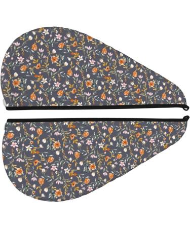 Buy Ultra Plush Microfiber Hair Towel Wrap - Absorbent Twist Turban for Curly Long & Thick Hair | Wildflowers - Fast International Shipping - Buy Online on GoSupps.com