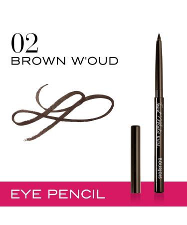 Bourjois Twist Matic Kajal 02 Brown WOud | Buy Internationally | Best Eye Makeup Pencil - Buy Online on GoSupps.com