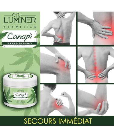 Cr me extra forte 200 ml formule naturelle action rapide avec extraits d'huile de graines de chanvre arnica et griffe du diable pour le massage. Fabriqu en Italie LUMINER - Buy Online on GoSupps.com