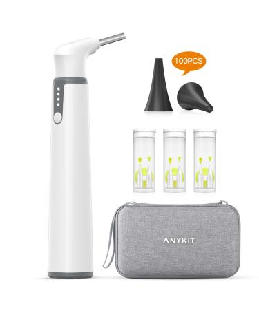 Anykit Wireless Otoscope with Dual View Ear Scope with Ear Wax Removal Tool Storage Case Specula Visual Ear Camera Compatible with Android and iPhone