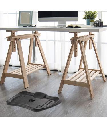 DailyLife Standing Mat for Standing Desk with Massage Ball - Anti Fatigue Comfort Mat for Office/Home - Cushiony & Durable Black Floor Mat - Buy Online on GoSupps.com