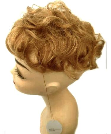 EREE HAIR 6Inch Short Curly Hair Topper Clip in Hair Topper Top Hairpieces Topper Human Hair Extensions Wiglet Topper Hair Piece for Women with Thinning Hair Strawberry Blonde Color - Buy Online on GoSupps.com