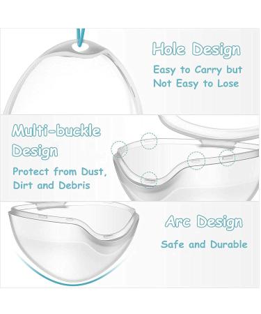 2 PCs Transparent Pacifier Box - Portable & Dustproof Storage Container for Babies - Buy Online on GoSupps.com