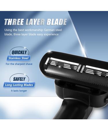 Durimi Back Shavers for Men | DIY Back Hair Shaver with Safety Blade Technology & Ergonomic Handle - Wet or Dry Shaving - Buy Online on GoSupps.com
