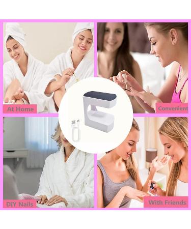Lishumei Mini LED Nail Lamp 24W UV Light with Timer | Portable USB Nail Dryer for Gel Nails | Quicky-Dry UV Lamp for Travel Manicure Art - Buy Online on GoSupps.com