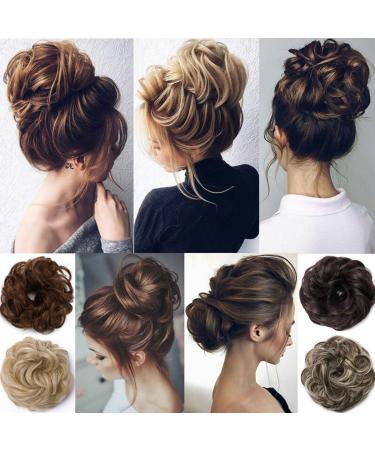 Traziewell Blue Hair Extensions Hairpieces Messy Bun Wavy Hair Scrunchies Curly Hair Donut Chignons Hair Pieces Hair Extension 1337 FH001337 One Size - Buy Online on GoSupps.com