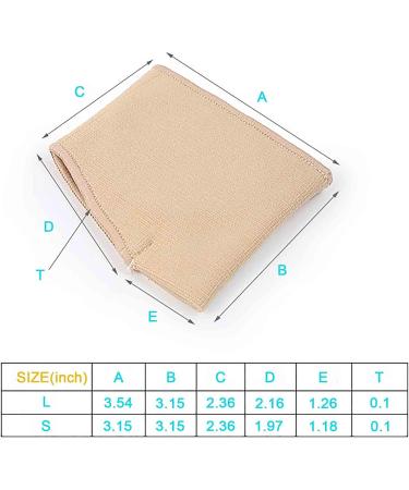 Metatarsal Sleeve Pads - 2 Pairs Large - Forefoot Cushions for Pain Relief - Buy Online on GoSupps.com