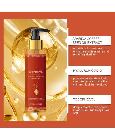 VKaoess Luxury Body Firming Oil Glow Remedy Body Oil Glow Essence for tighter radiant skin firming and hydrating body serum lightweight dry serum improves skin elasticity 5 bottles - Buy Online on GoSupps.com