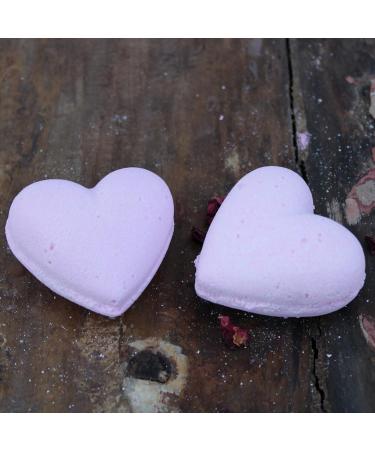 3 Love Heart Bath Bombs - Bubblegum: indulge in a fun and nourishing spa experience - Buy Online on GoSupps.com