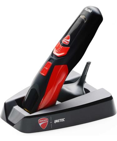 Ducati by Imetec GK 618 Gearbox 8-in-1 Beard Trimmer Set | Stainless Steel Blades & Precision Body Shaver for Face & Body Care - Buy Online on GoSupps.com