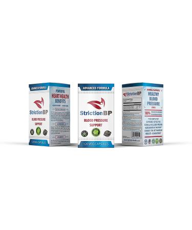 Veg-Cap StrictionBP Blood Pressure Support with Ceylon Cinnamon, Magnesium, and Vitamin B6 - Reduces Systolic and Diastolic Pressure - Buy Online on GoSupps.com