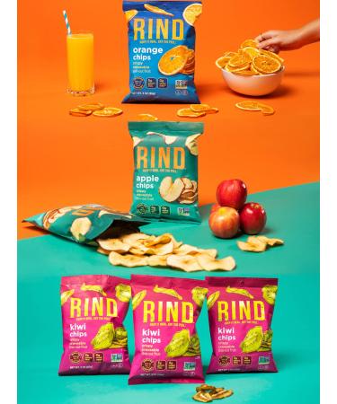 RIND Snacks Unsweetened Dried Fruit Chips Variety Pack - Apple, Orange, Kiwi | High Fiber, Vegan, Paleo | No Added Sugar, Healthy Snacks Non-GMO - 3.0 oz (Pack of 3) - Buy Online on GoSupps.com