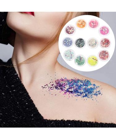  Didiseaon Didiseaon 12 Boxes Shine Glitter Body Gel Glitter Lacquer Face Body Eyes Glitter Body Gel Glitter Body Glitter Body Glitter Body Glitter Festival Reconcile - Buy Online on GoSupps.com