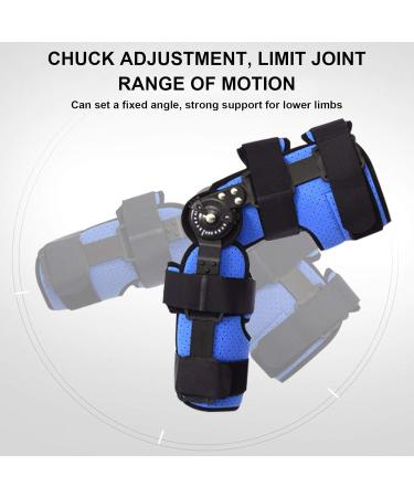 Breathable Adjustable Knee Brace for Meniscus Support - Non-Slip Leg Fixed Orthosis Immobilizer (Left - Buy Online on GoSupps.com