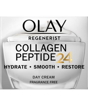 Olay Collagen Peptide 24 Day Face Cream 50ml + Daily Facials 5-in1 Dry Cloths Face Wipes 7cnt - Buy Online on GoSupps.com