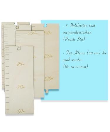 Shop Classic Wooden Children's Height Chart - Simple & Modern Design for Kids | International Shipping - Buy Online on GoSupps.com
