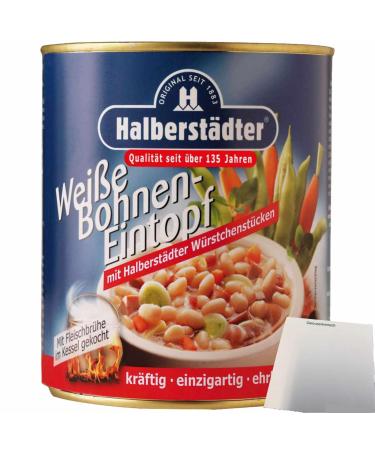 usy Halberstädter White Bean Soup Set (800g Can) + usy Block