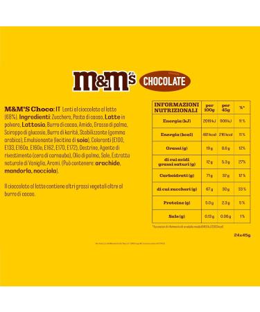 Eurocali M&M's Chocolate Confetti 24 Bags 45g + Chocolate-Covered Peanuts 24 Bags 45g + Crispy Praline Chocolate Puffed Rice 24 Bags 36g + 2 Decks of Playing Cards - Buy Online on GoSupps.com