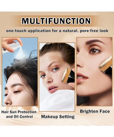 AWCCXMYM Sunscreen Powder SPF 35 - Mineral Full Coverage Setting Powder for Hair Face & Body | Vegan Cruelty-Free Translucent Flawless Skin - Buy Online on GoSupps.com