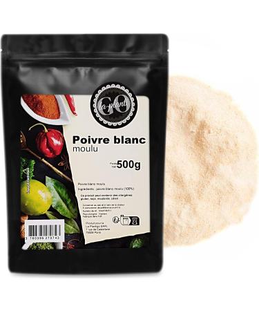 Ground white pepper 500 g - LA PLANTIGO
