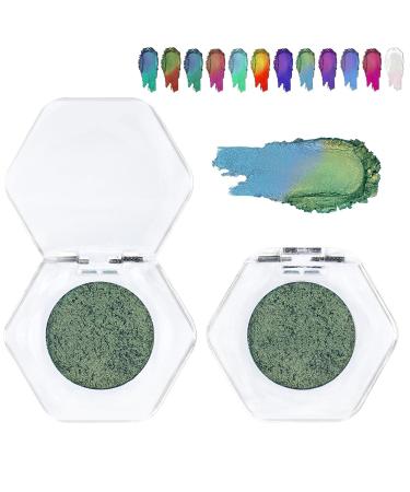 Adriana Nicole Cosmetics Eyeshadow Ethereal Eyeshadow Adriana Nichole Cosmetics Sparkling Eyeshadow Ethereal Single Color-shifting Eyeshadow Suitable for All Skin Types (Style E)