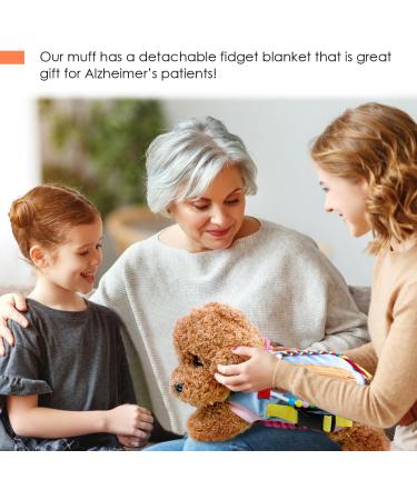 Fidget Dog Blanket for Elderly Fidget Sensory Dog Blanket for Seniors with Alzheimer s Dementia Products for Elderly Sensory Fidget Blanket - Buy Online on GoSupps.com