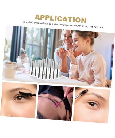 Beatifufu 8pcs Mascara Empty Tube Clear Mascara Empty Eyelash Tube Empty Mascara Tubes Girl Eyelash Brush Mini - Buy Online on GoSupps.com