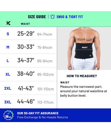 Kewlioo Men's Heat Trapping Waist Toner - Sweat Body Shaper Vest | Sauna Suits for Men | Shapewear Compression Top Shirt - Buy Online on GoSupps.com