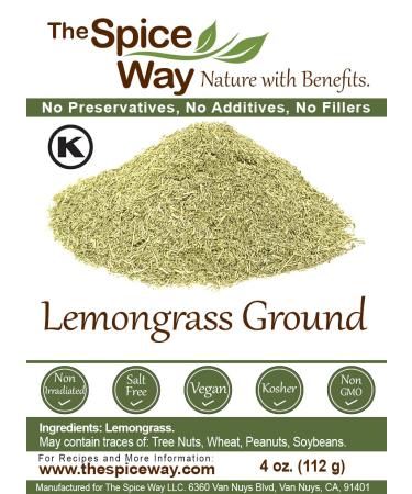 The Spice Way Lemongrass Powder - 4 oz | Cooking & Tea Herb - Buy Online on GoSupps.com