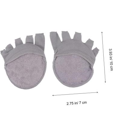 FRCOLOR Tabi Socks - 3 Pairs Five-Finger Half Toe Socks with Cushioning Pads & Heel Inserts for High Heels - Comfortable Summer Foot Pads for Women - Buy Online on GoSupps.com