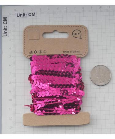 12 Colors 5mm Flat Sequin Trim String Sequins for DIY Craft Embellishments - ALLinONE - Buy Online on GoSupps.com