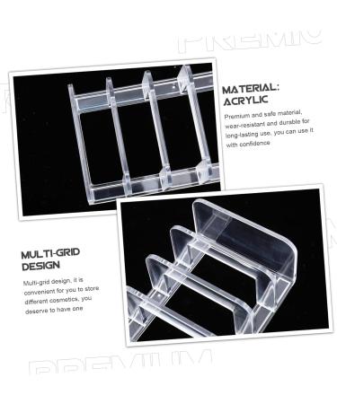 Alipis 2pcs Partition Storage Display Rack Multifunctional Storage Box Makeup Eyeshadow Makeup Lipstick Plastic Purse Organizer Eye Shadow Rack Makeup Organizer Stand Eyeshadow Box Shelf - Buy Online on GoSupps.com