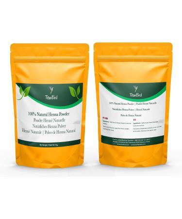 Titanbird 1kg Henna Powder Natural - Pretty Copper Red Highlight - Hair Coloring - Origin: Atlas Mountains - 100% Natural Pure and Without Additives | Premium Quality Fine Powder - Buy Online on GoSupps.com